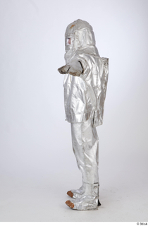 Sam Atkins Figher Fighter in Protective Suit standing t poses…